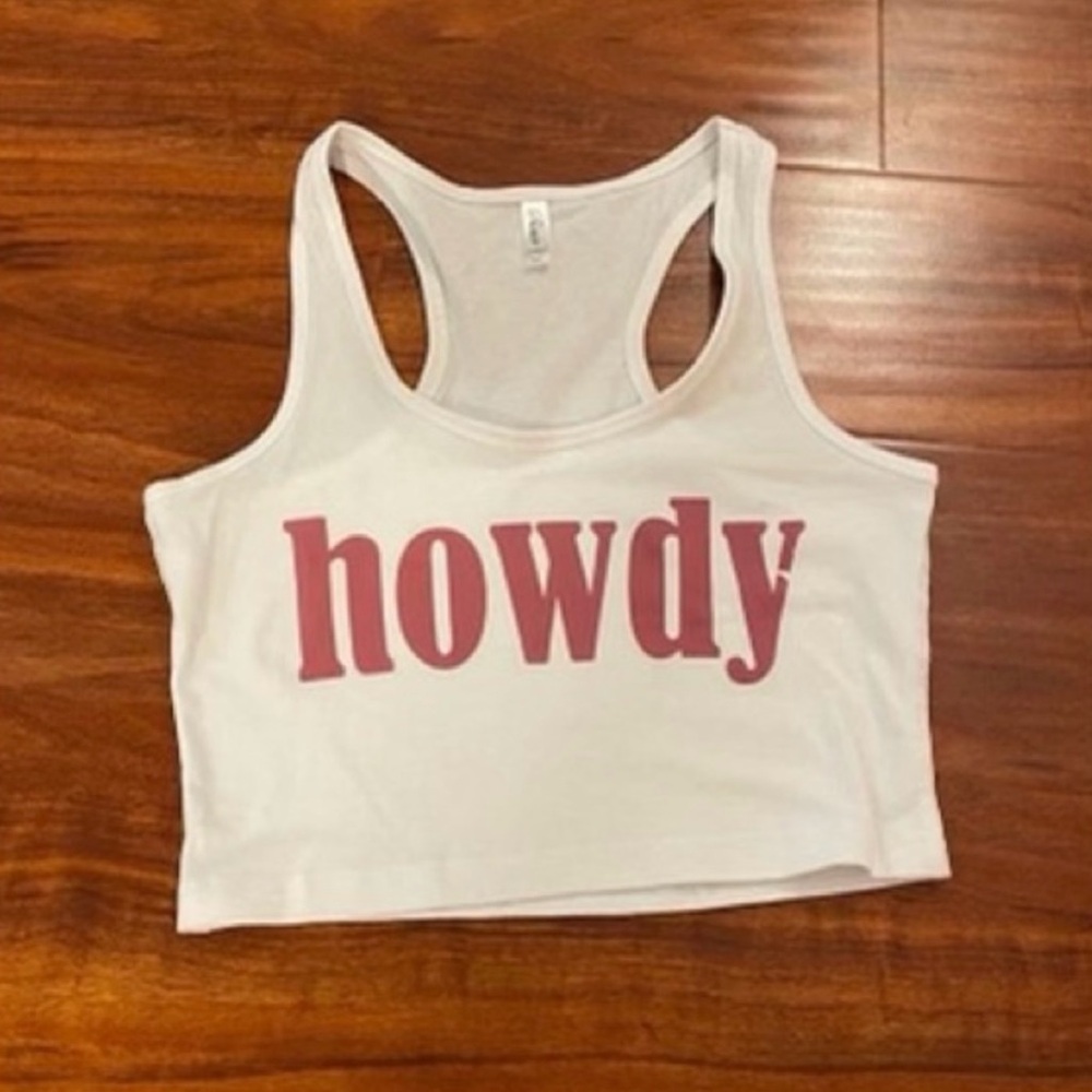 Howdy crop top